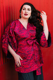 Theater Jacket in “Mefistofele" (Scarlet)