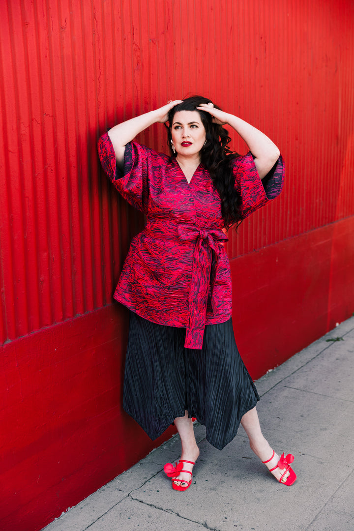 Theater Jacket in “Mefistofele" (Scarlet)