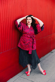 Theater Jacket in “Mefistofele" (Scarlet)
