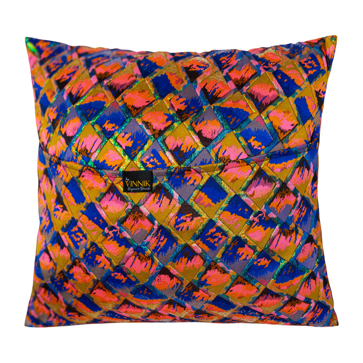 Pillow in “Painted Scales" (Pink)