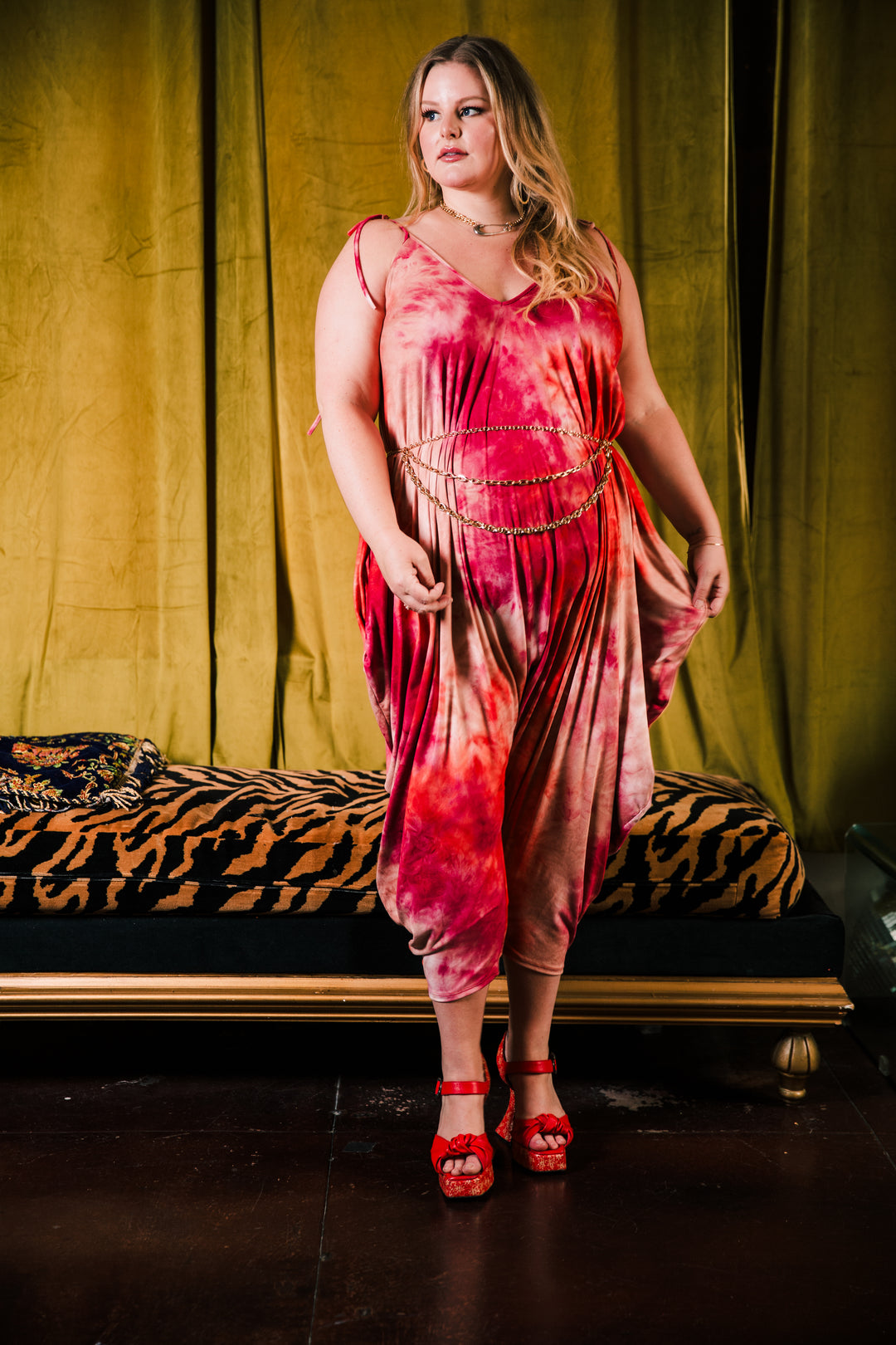 Poiret Jumpsuit in "Tie Dye For" (Sherbet)