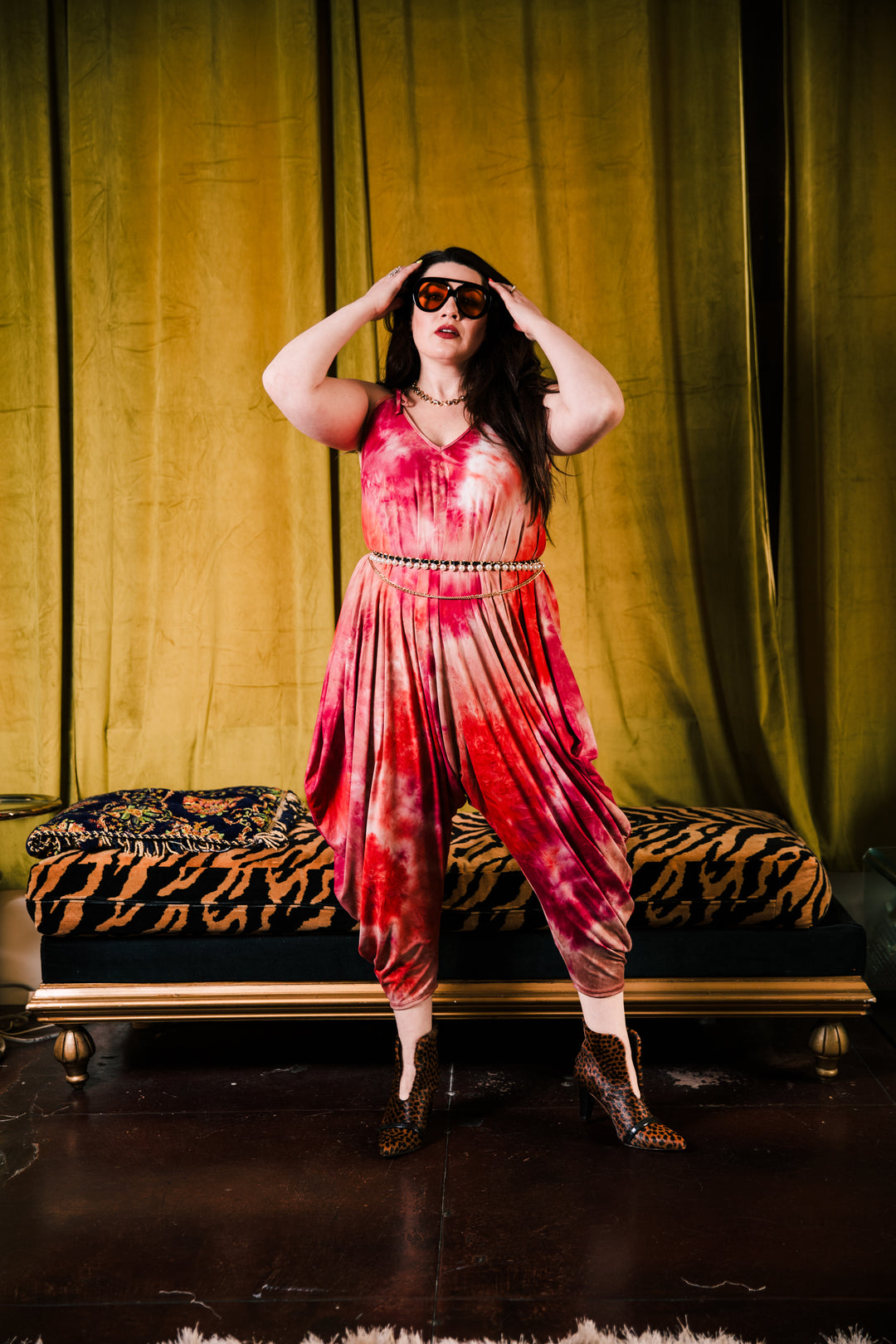 Poiret Jumpsuit in "Tie Dye For" (Sherbet)