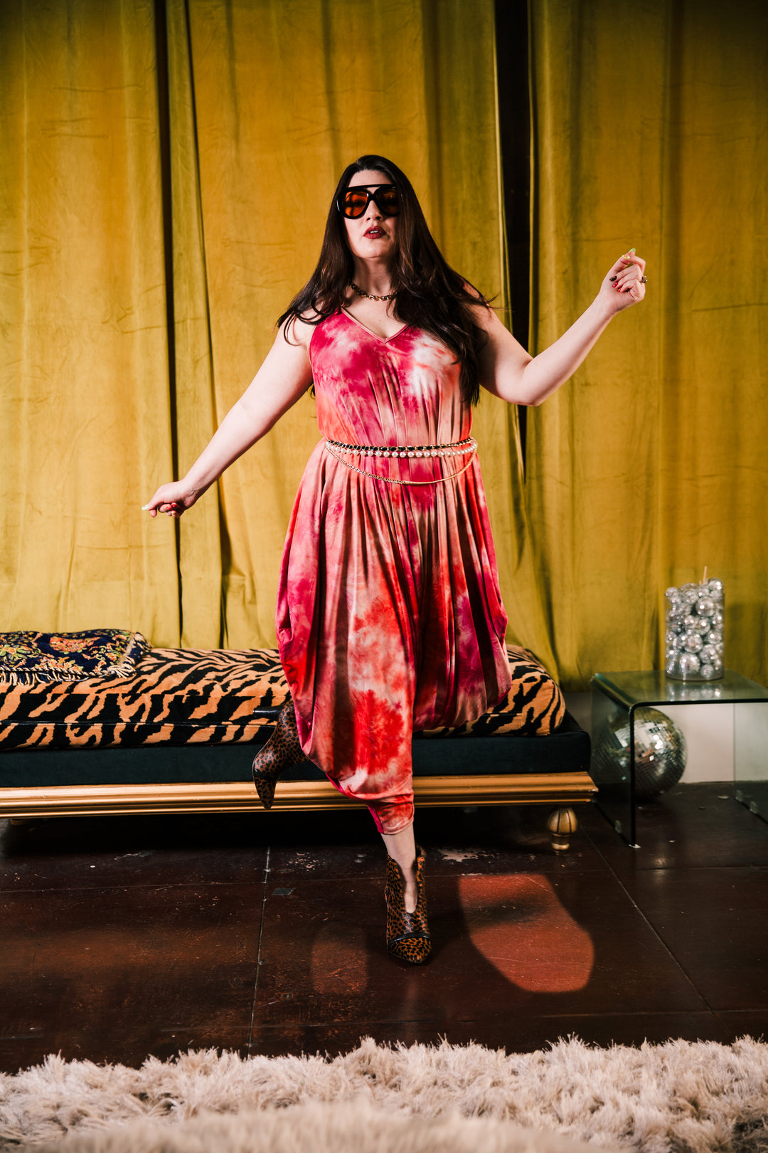 Poiret Jumpsuit in "Tie Dye For" (Sherbet)