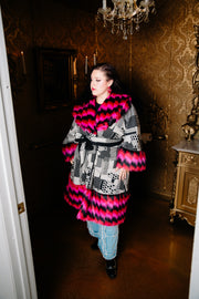 Reversible Minkie Coat “Working Title" (Pink)