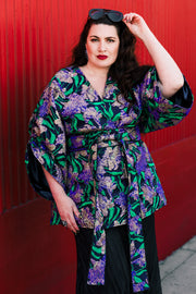 Theater Jacket “WTF Flower" (Purple)