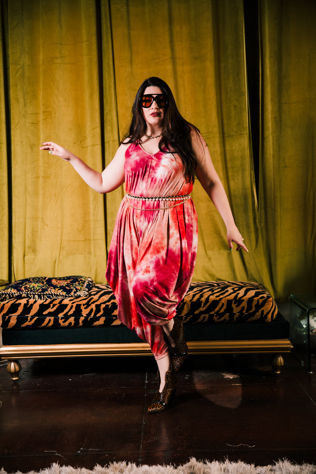 Poiret Jumpsuit in "Tie Dye For" (Sherbet)