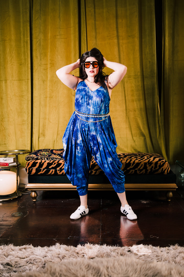 Poiret Jumpsuit in "Tie Dye For" (Blue)