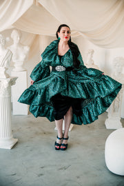 Manhattan Opera Coat in "Il Gattopardo" (Turquoise)