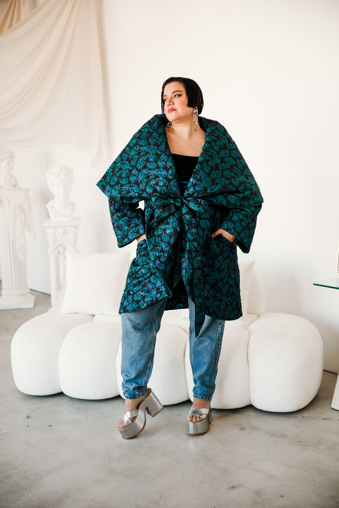 Cocoon Coat in "Armida"