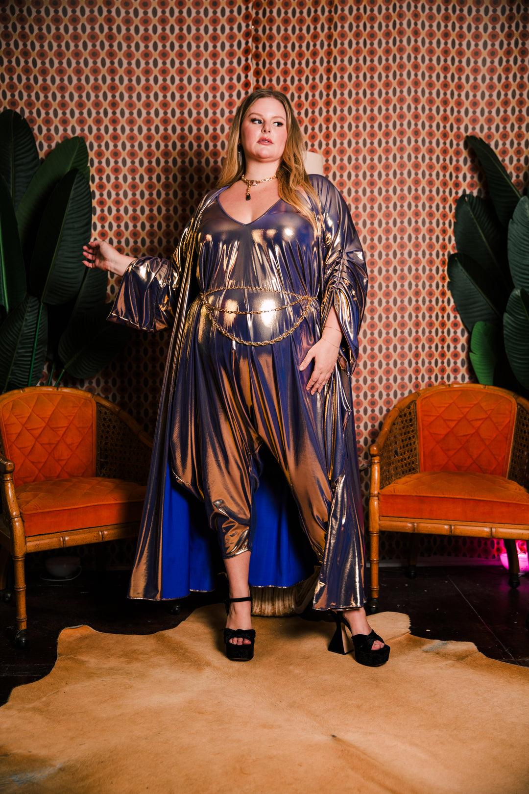 Downstage Duster in "Disco Fever" (Blue)