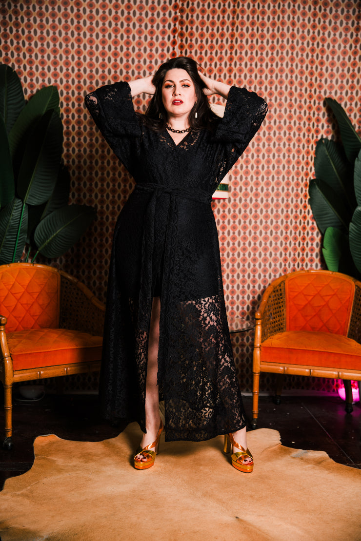 Downstage Duster in "Sexy Fun Time" (Black Lace)
