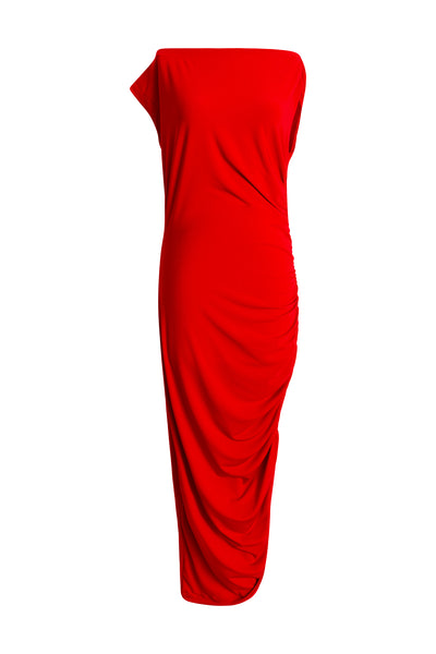 Seconda Donna Dress “Iconic Stretch” (Red)