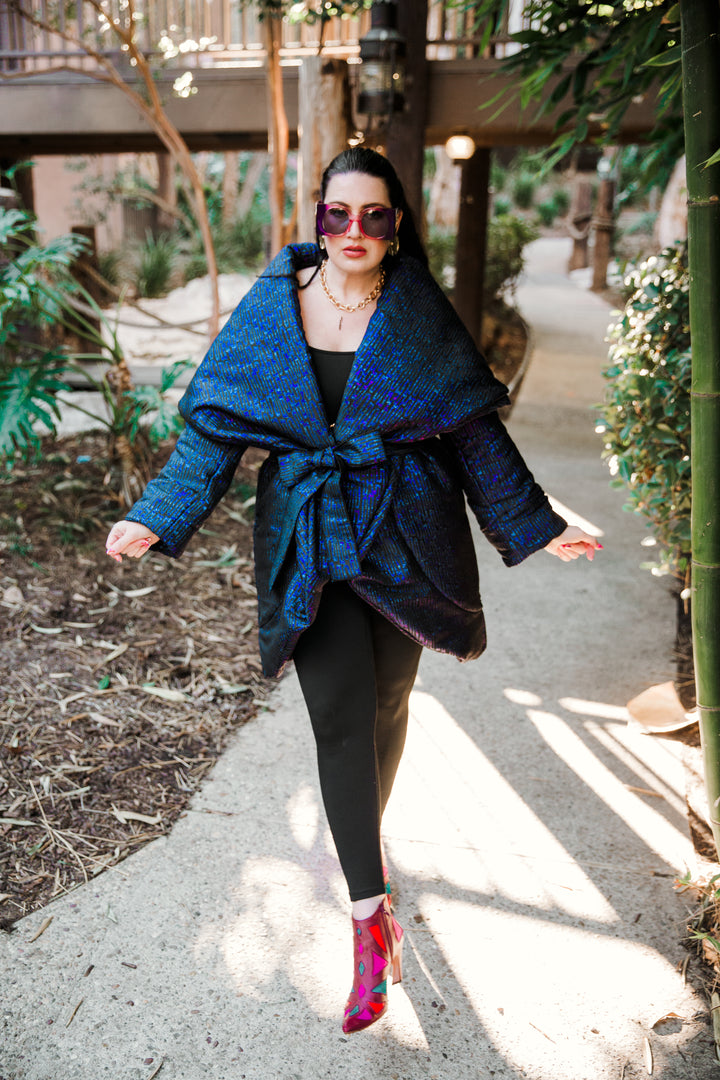 Cocoon Coat in "Labyrinth"
