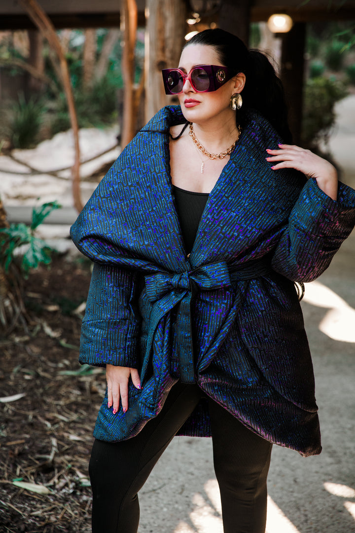 Cocoon Coat in "Labyrinth"