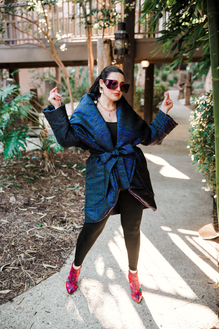 Cocoon Coat in "Labyrinth"