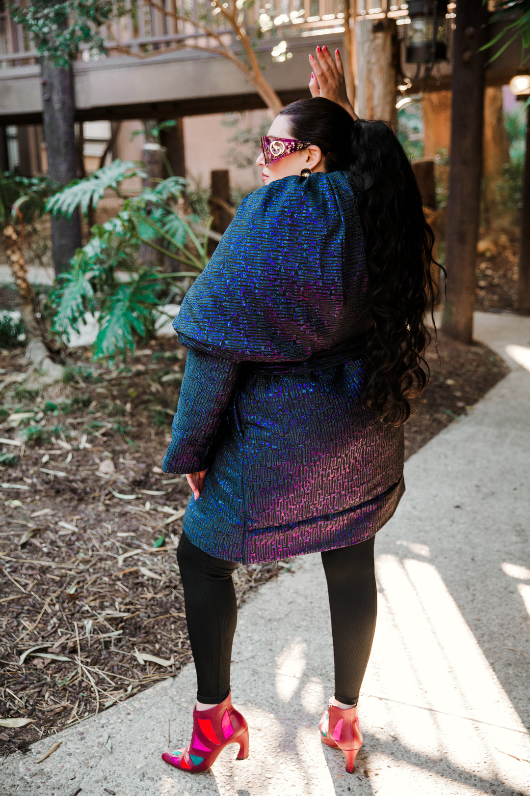 Cocoon Coat in "Labyrinth"