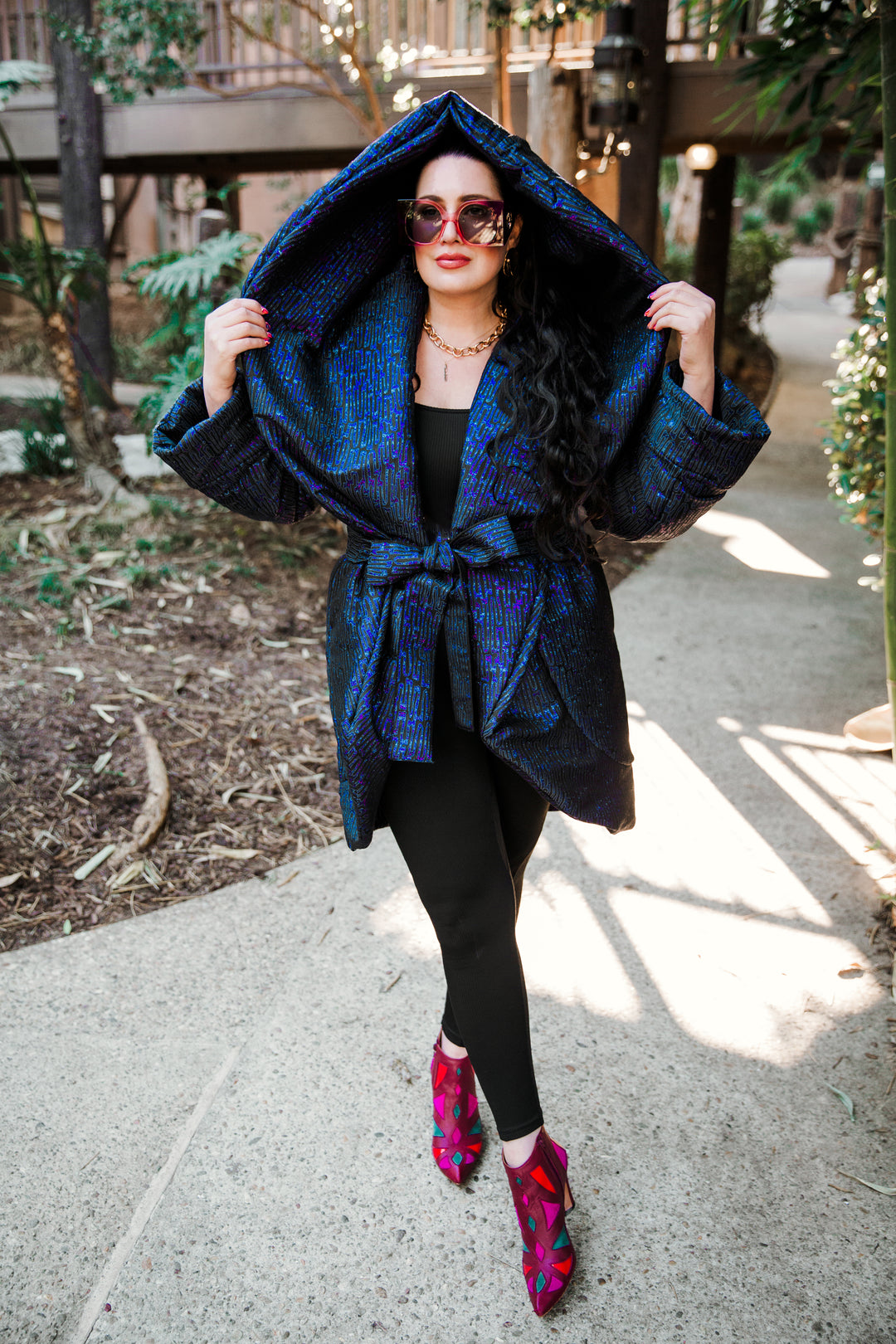 Cocoon Coat in "Labyrinth"