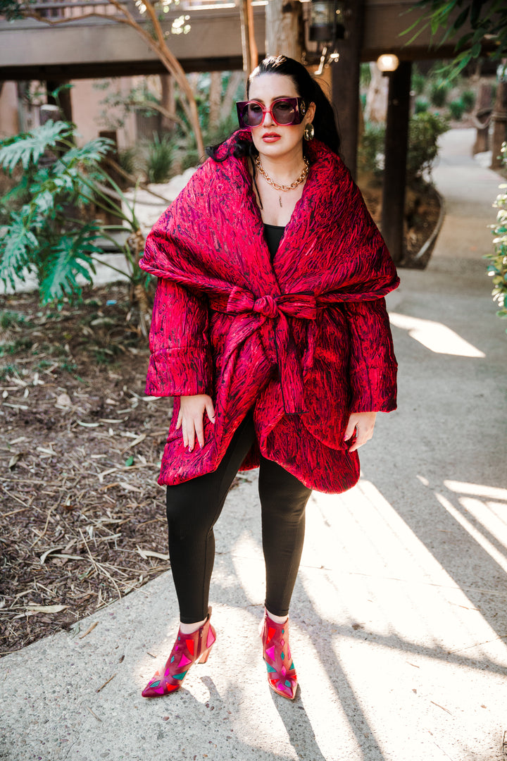 Cocoon Coat in "Mefistofele"