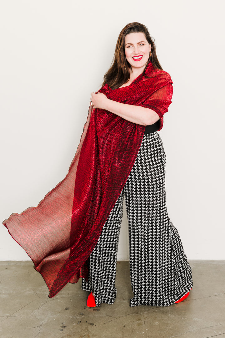 Blanket Scarf “Ruby Slink”