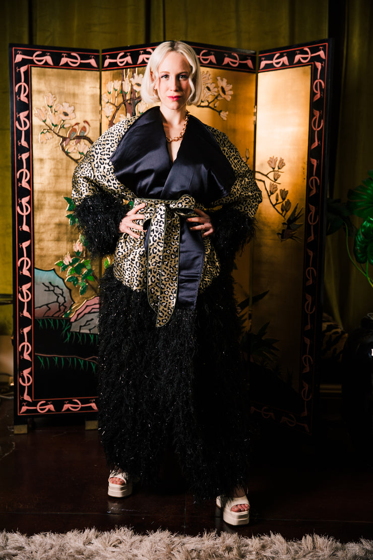 London Opera Coat “Leopard"