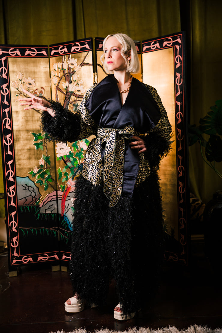 London Opera Coat “Leopard"