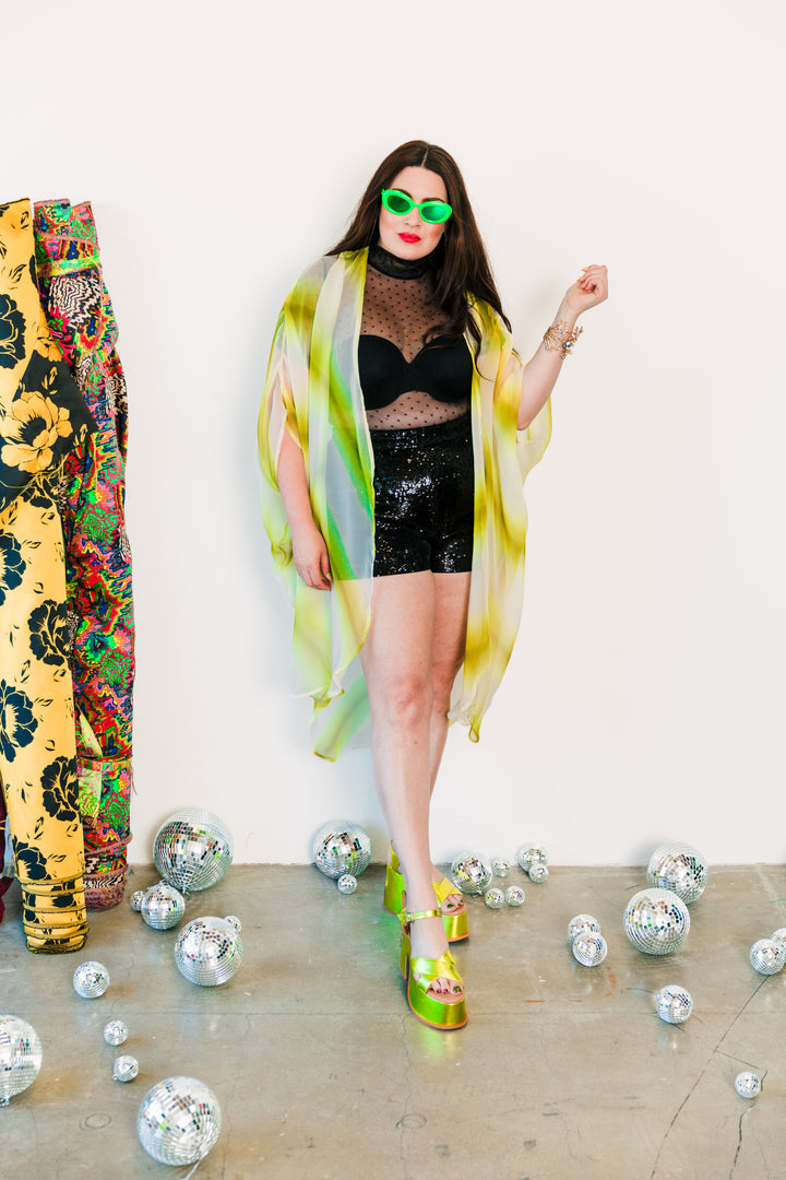 Coloratura Cape in "Maui" (Lime)