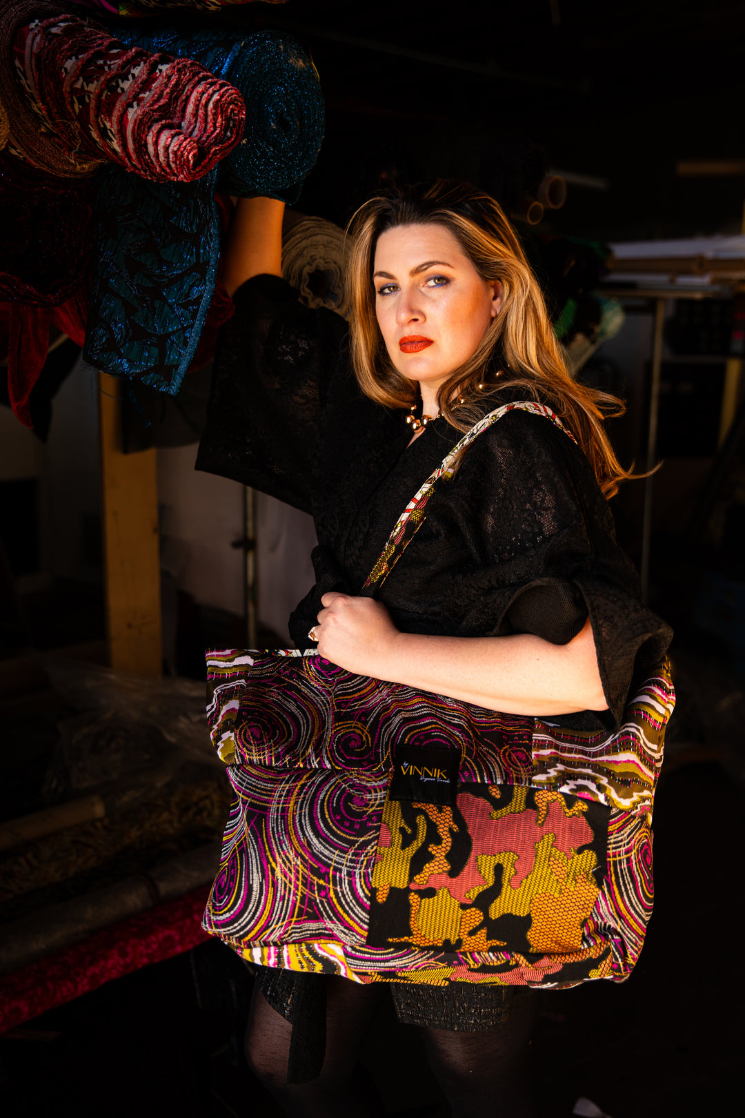 Flip Side Tote Bag "Patchwork No. 3"