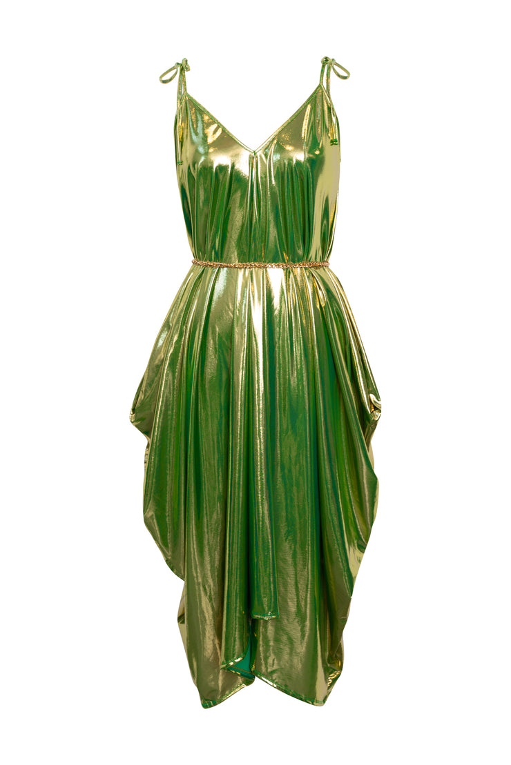 V is for Vinnik Dress “Disco Fever" (Green)