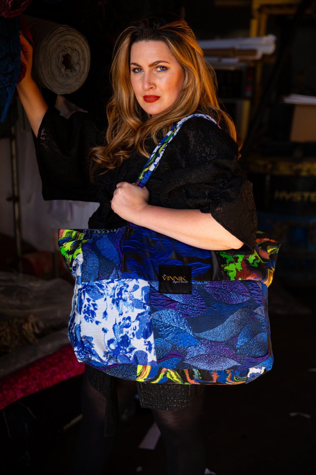 Flip Side Tote Bag "Patchwork No. 7"