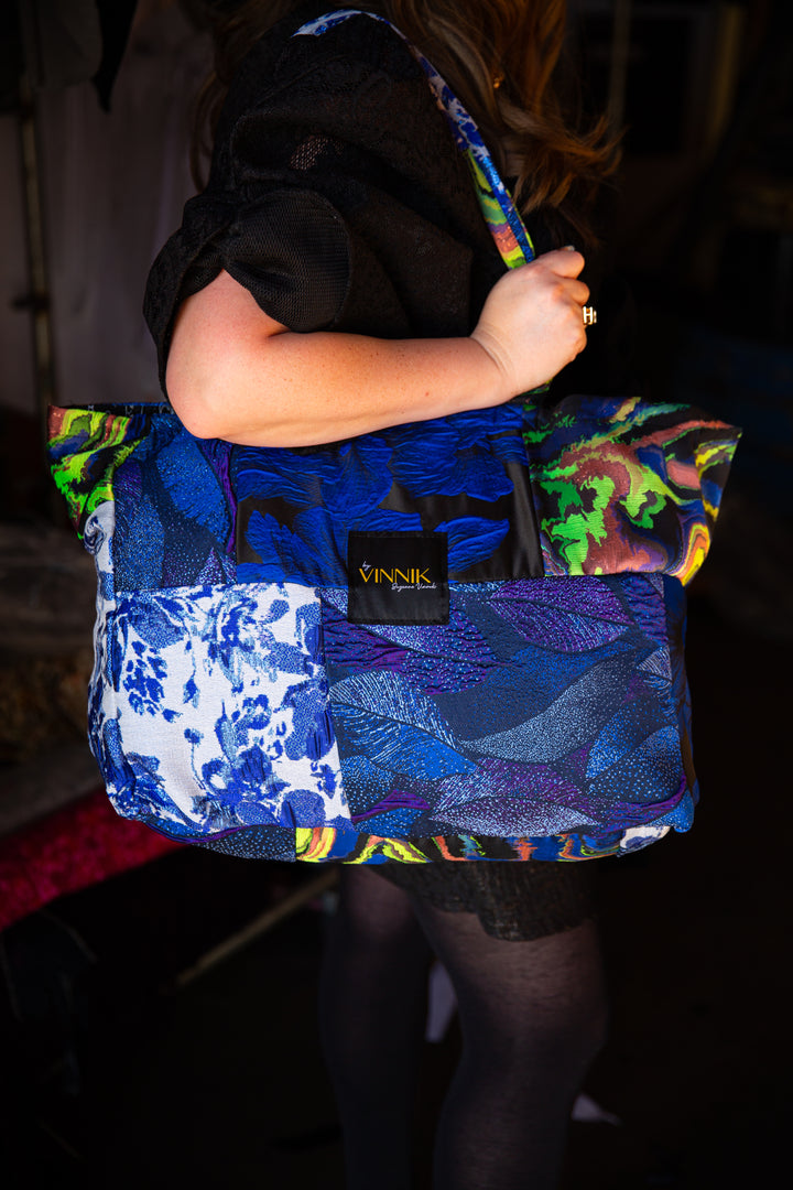 Flip Side Tote Bag "Patchwork No. 7"