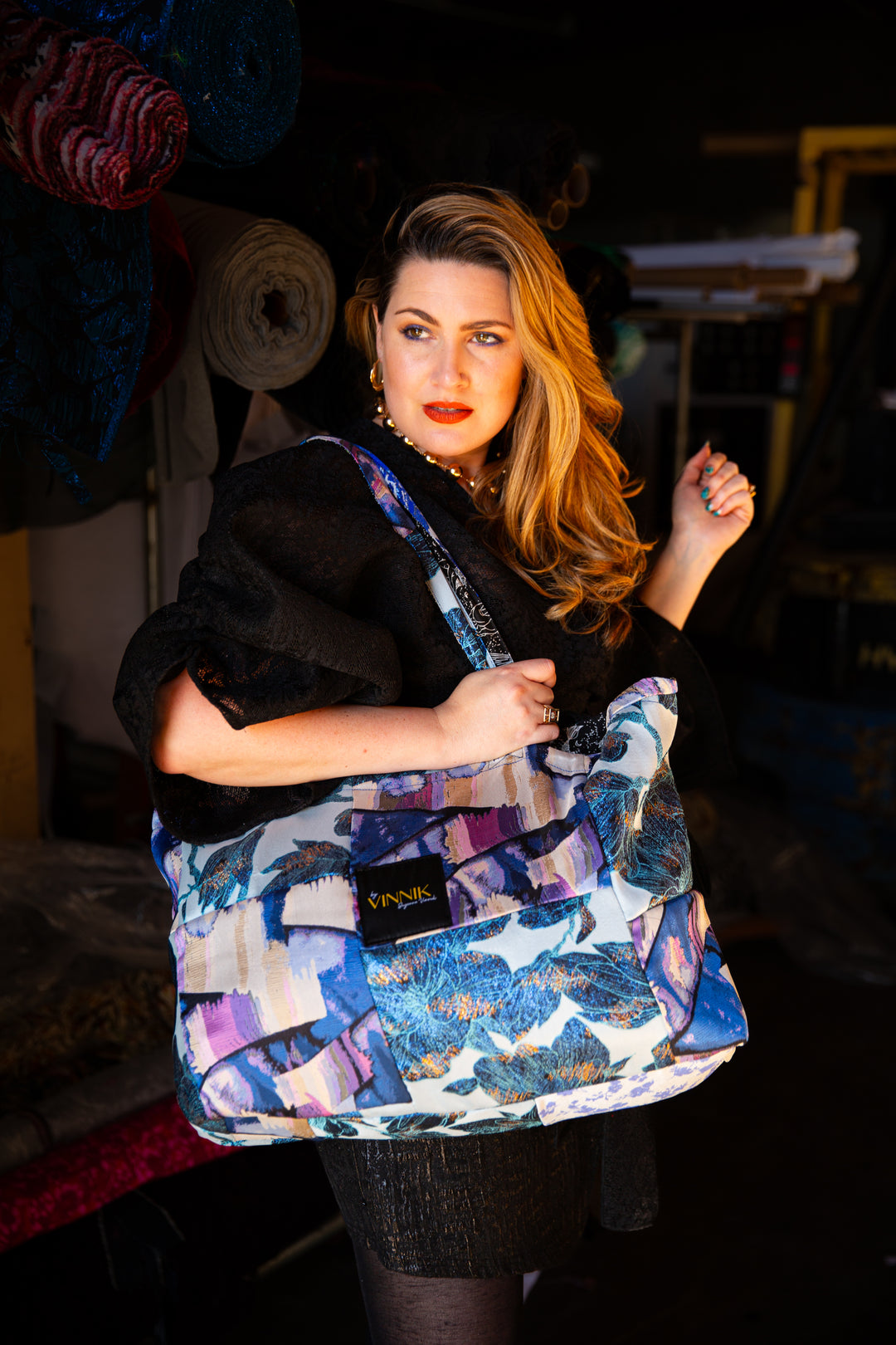 Flip Side Tote Bag "Patchwork No. 8"