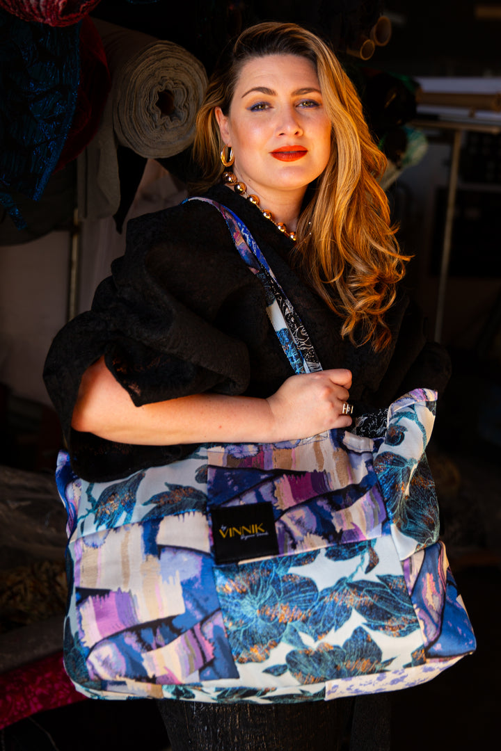 Flip Side Tote Bag "Patchwork No. 8"