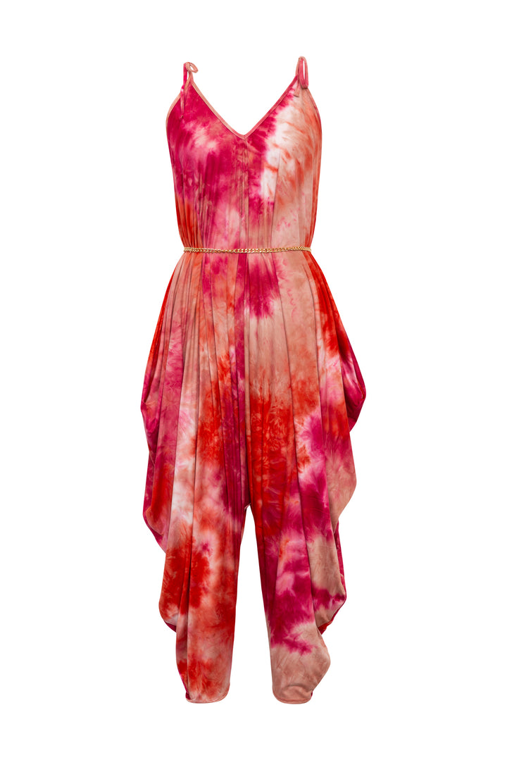 Poiret Jumpsuit in "Tie Dye For" (Sherbet)