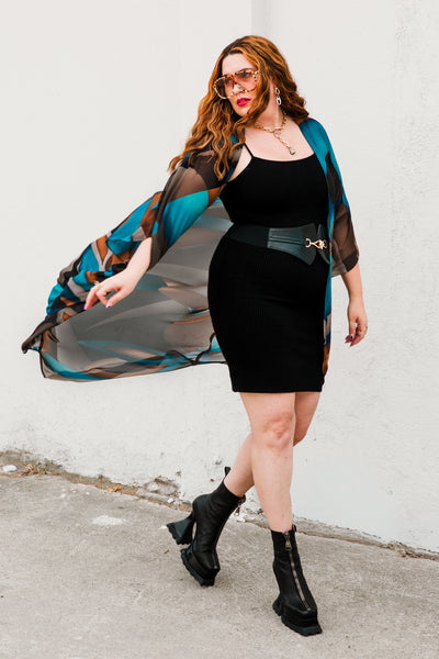 Coloratura Cape in "Dark Swirl"
