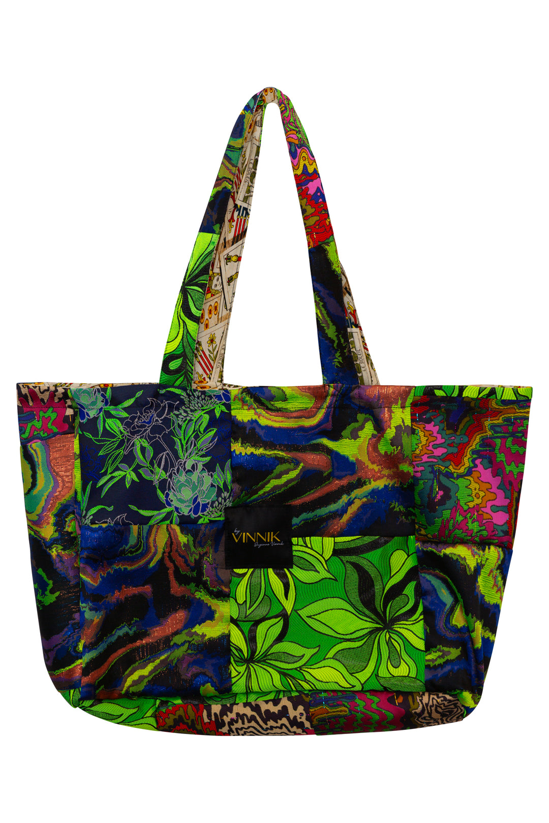 Flip Side Tote Bag "Patchwork No. 9"