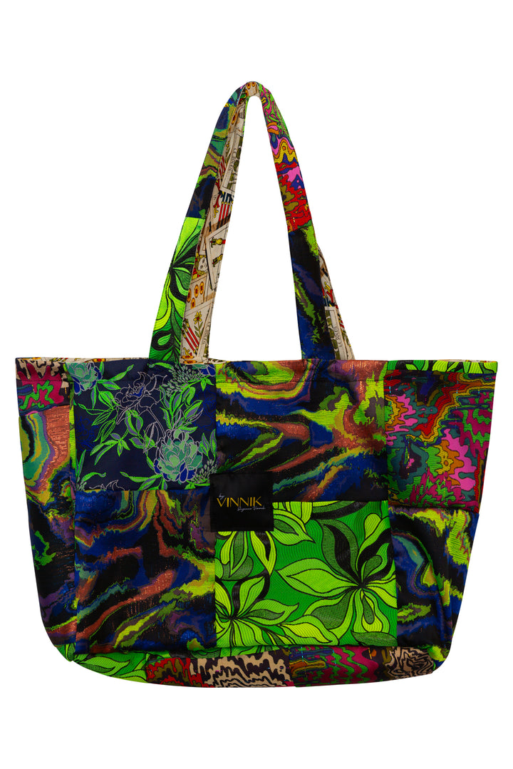 Flip Side Tote Bag "Patchwork No. 9"