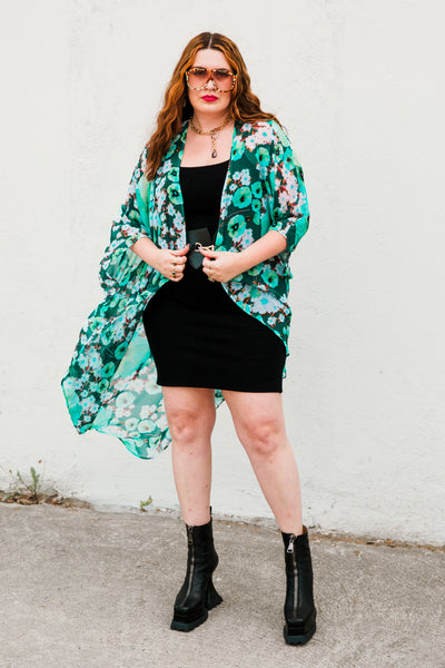 Coloratura Cape in "Teal Garden"
