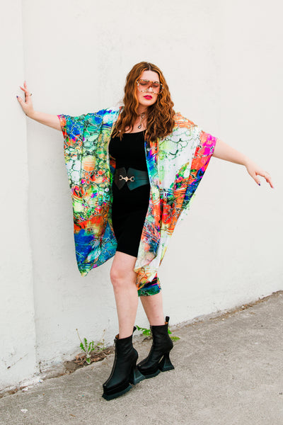 Coloratura Cape in “Patty" (Orange)