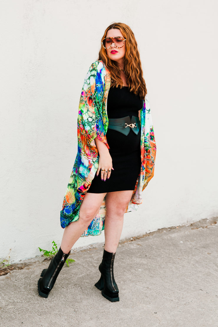 Coloratura Cape in “Patty" (Orange)