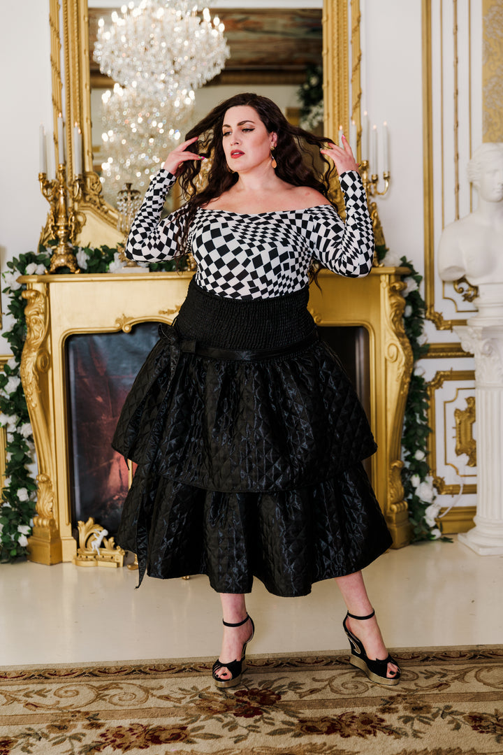 Ruffle Skirt in "Quilt"