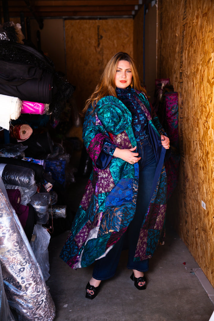 Oversized Fleur Brooch in "Rusalka"