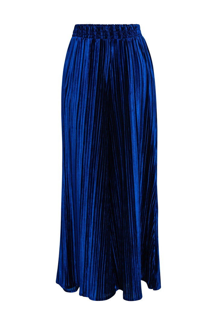 Muse Pants in “Velvet Slink" (Blue)