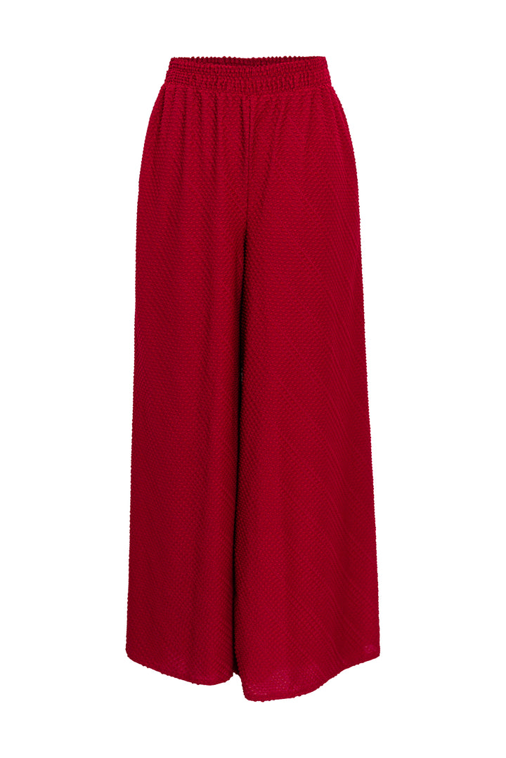 Muse Pants in “Dots" (Oxblood)
