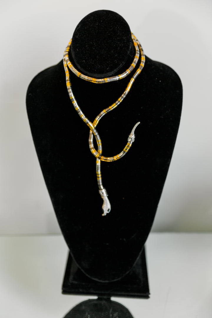 Bendy Snake Necklace (Multi)