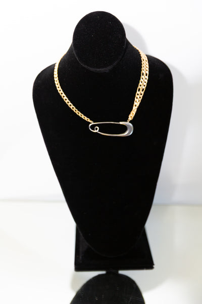 Escape From Paris: Safety Pin Choker Necklace