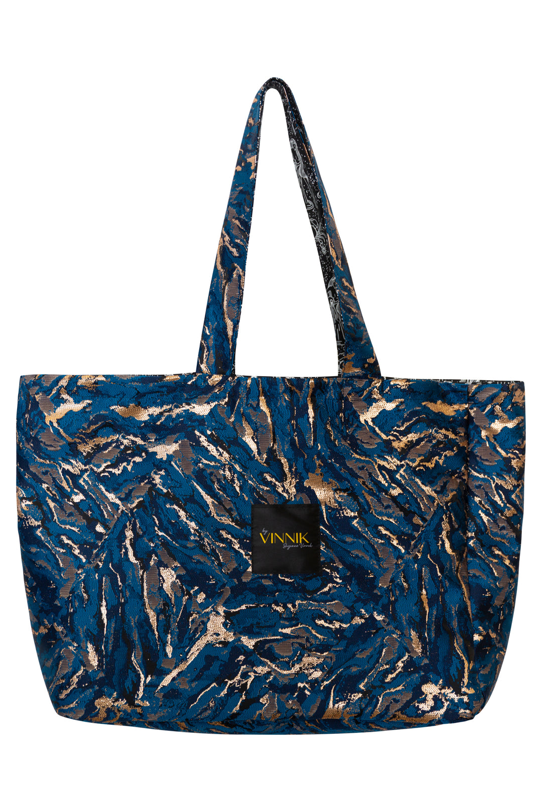 Flip Side Tote Bag "Zampa" (Blue)