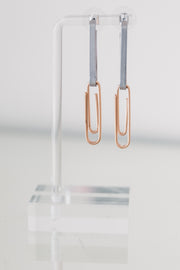 Escape From Paris: Paper Clip Earrings