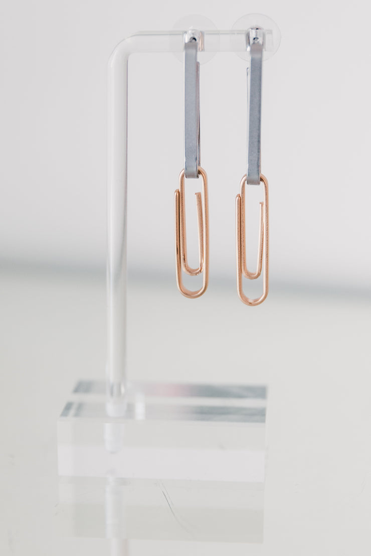 Escape From Paris: Paper Clip Earrings