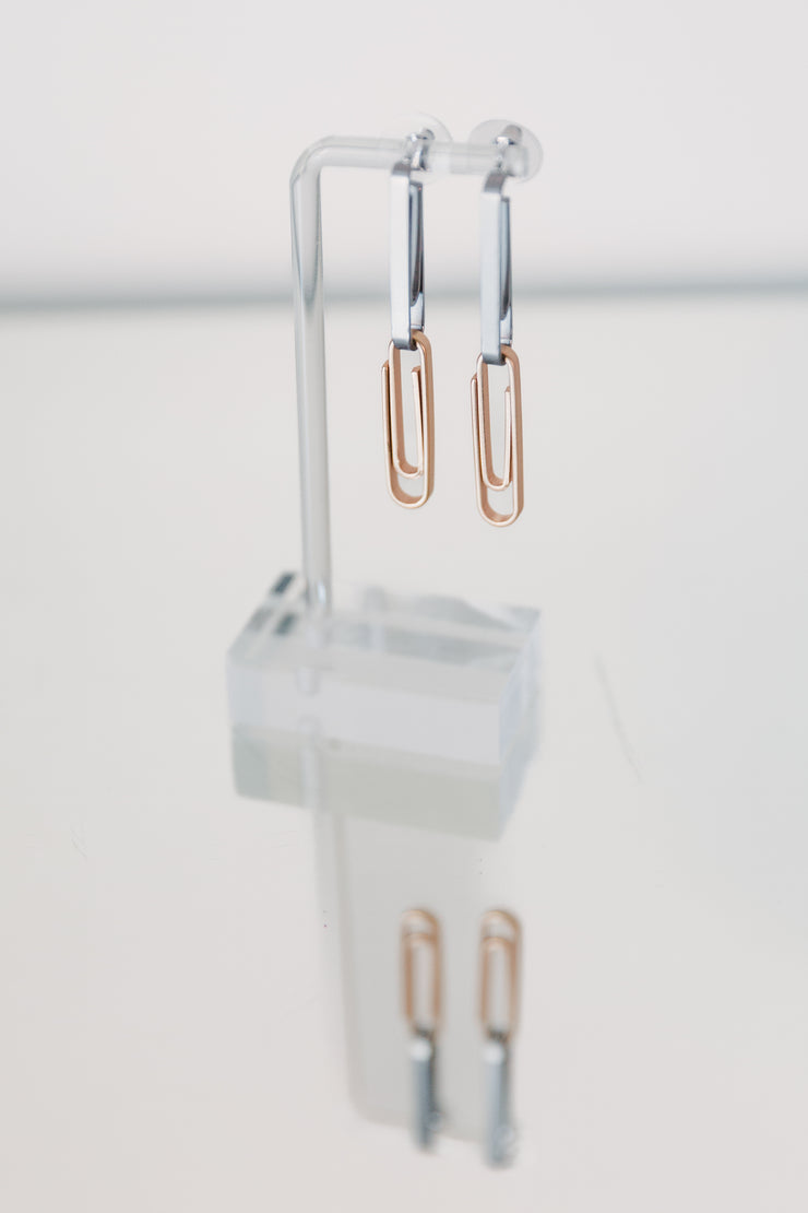 Escape From Paris: Paper Clip Earrings