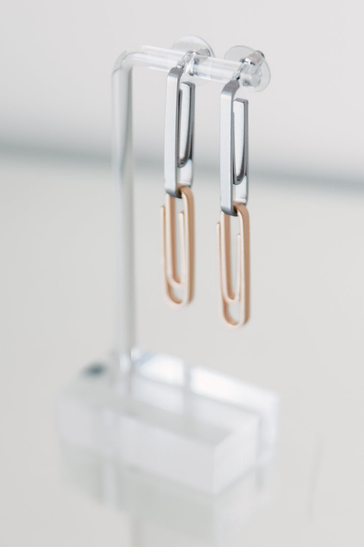 Escape From Paris: Paper Clip Earrings